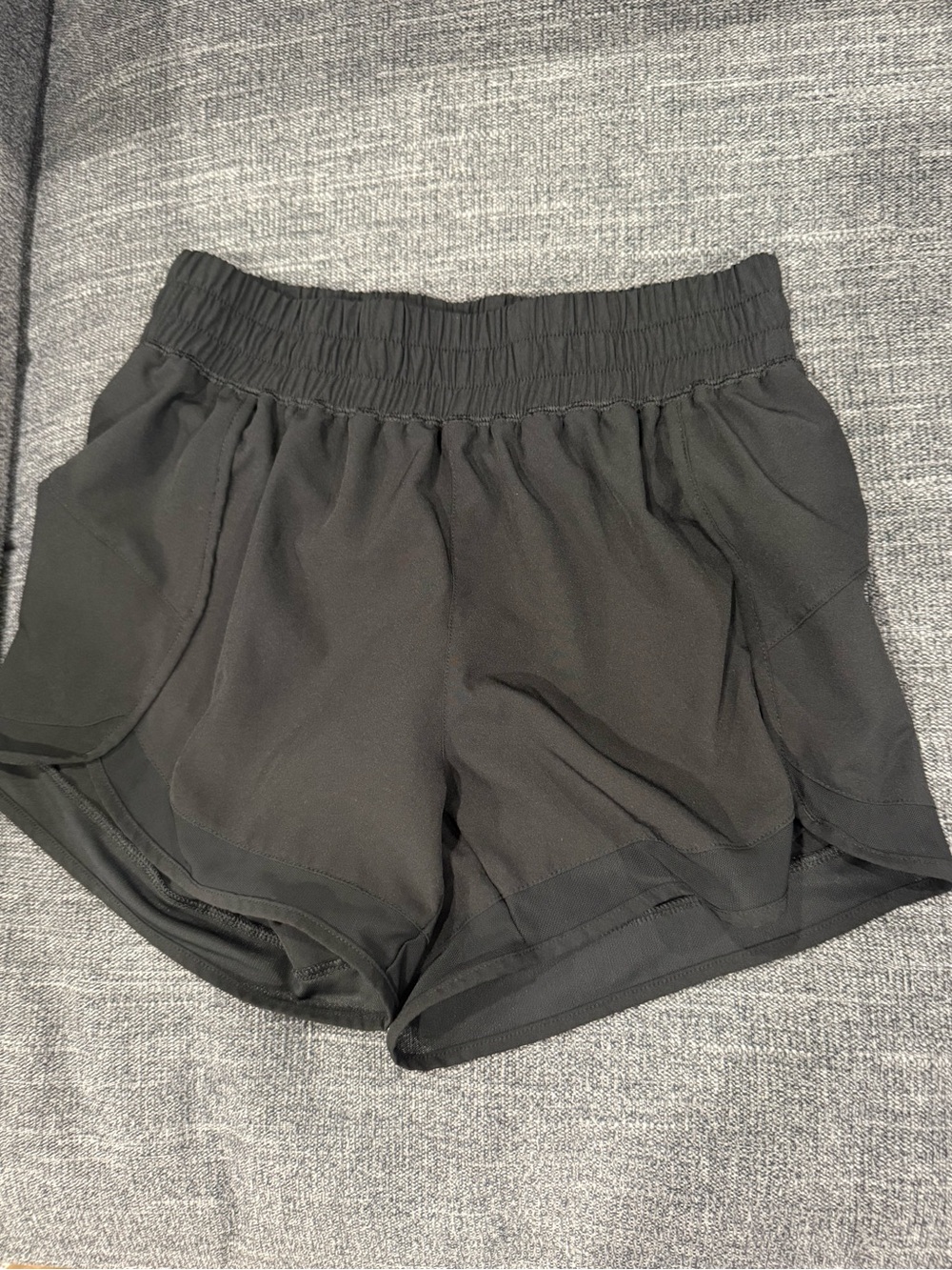 GAIAM Black Women's Athletic Shorts with Elastic Waist